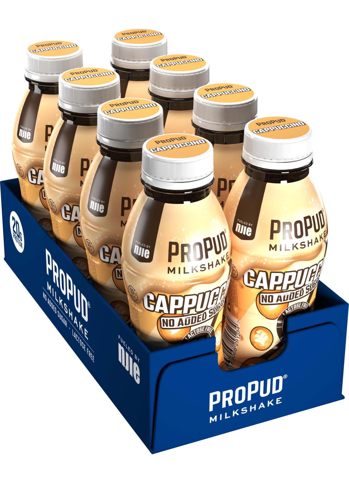ProPud Protein Milkshake Cappuccino 8 X 330 Ml Lyko Propud protein milkshake cappuccino 8 x 330 ml lyko