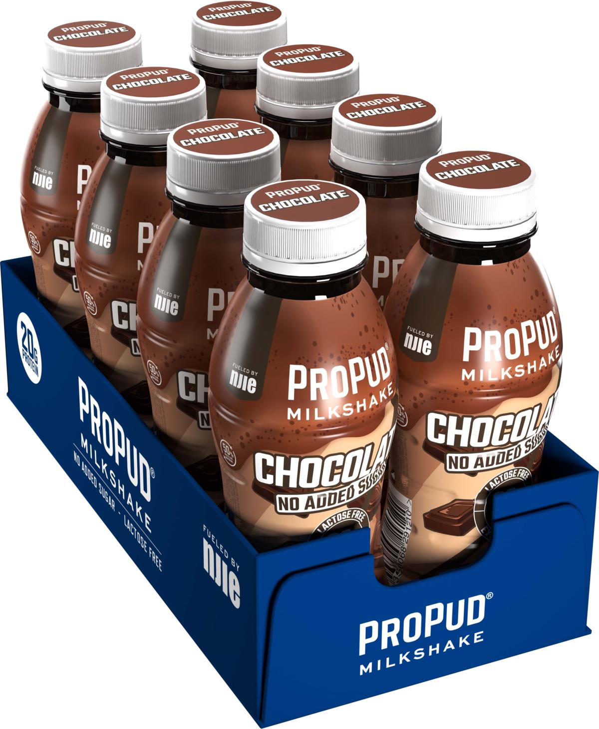 ProPud Protein Milkshake Chocolate 8 X 330 Ml Lyko Propud protein milkshake chocolate 8 x 330 ml lyko