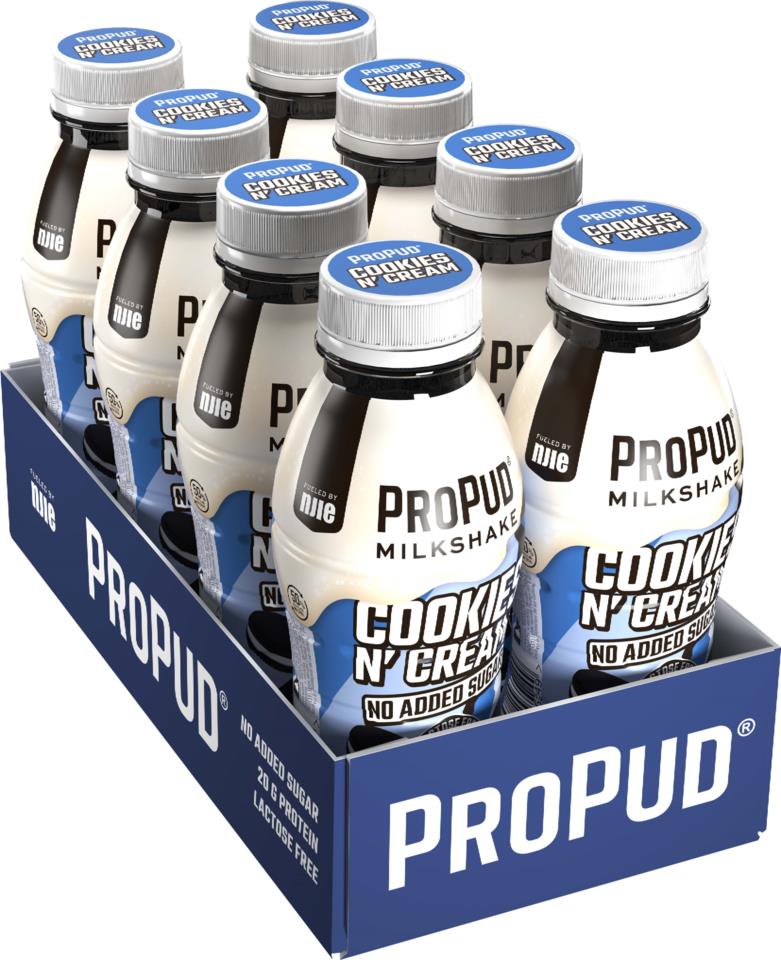 ProPud Protein Milkshake Cookies n´Cream 8 x 330 ml