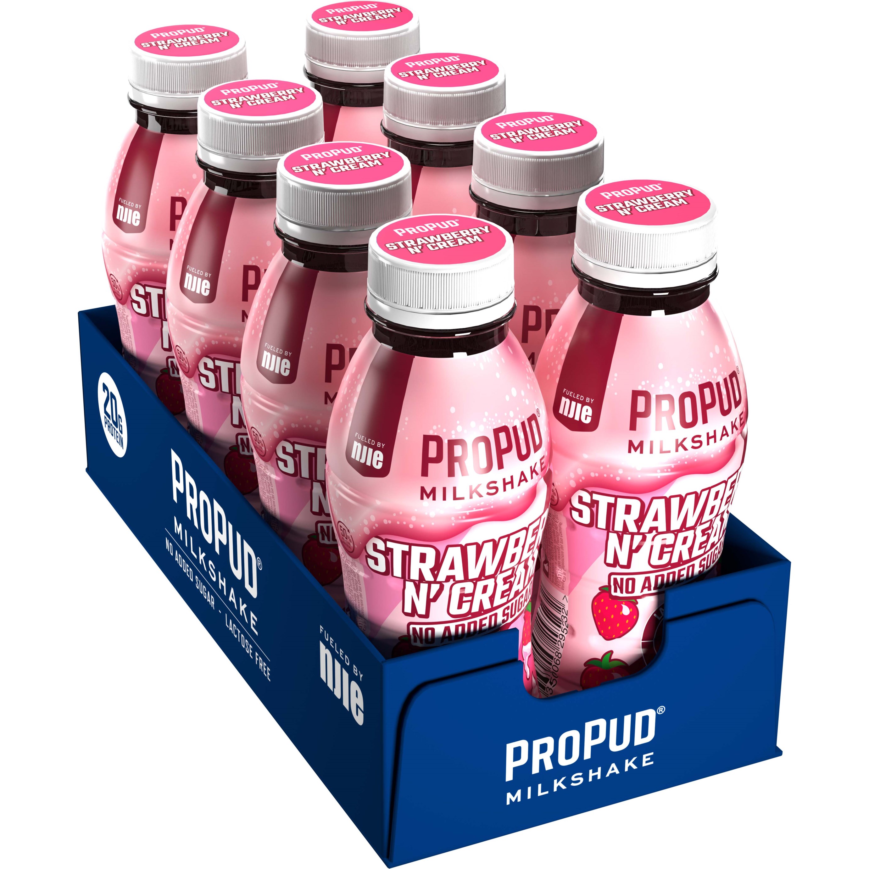 Läs mer om ProPud Protein Milkshake Strawberry 8 x 330 ml