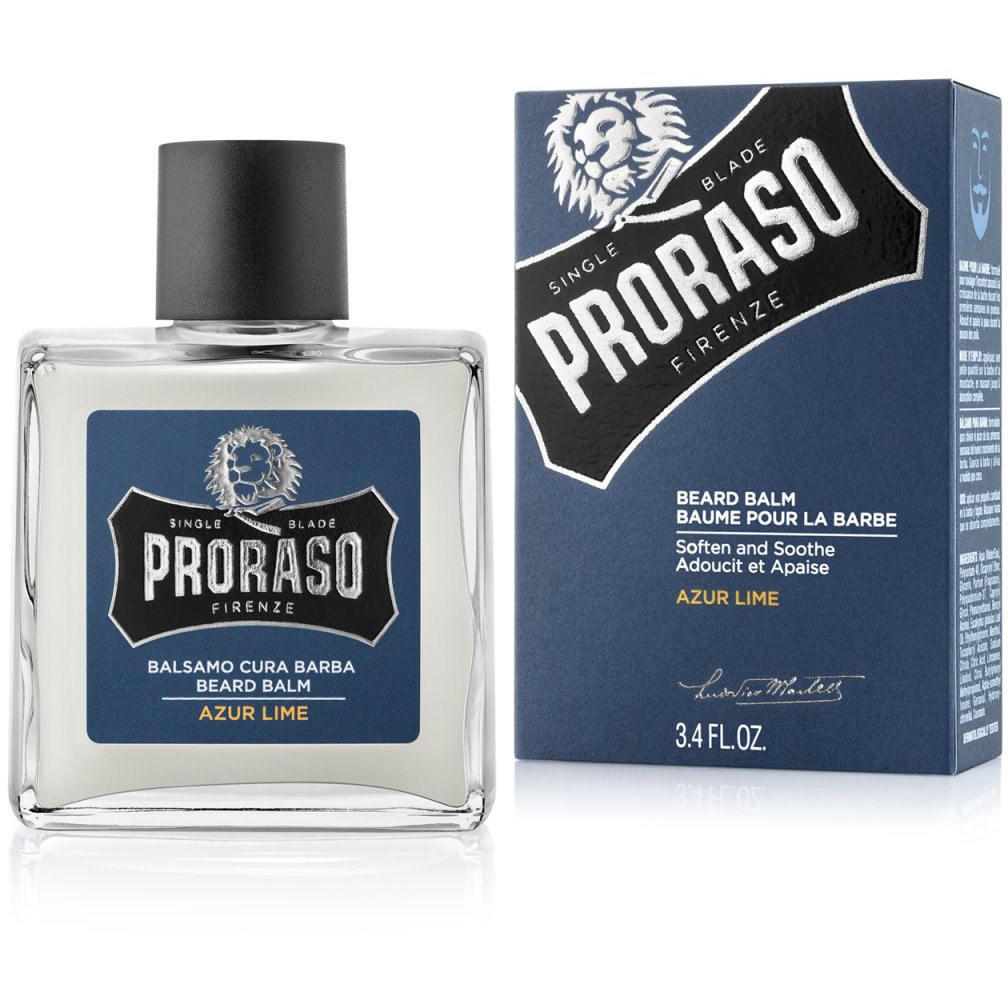 Läs mer om Proraso Azur & Lime Beard balm 100 ml
