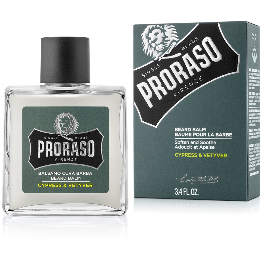 Läs mer om Proraso Cypress & vetyver Beard balm 100 ml