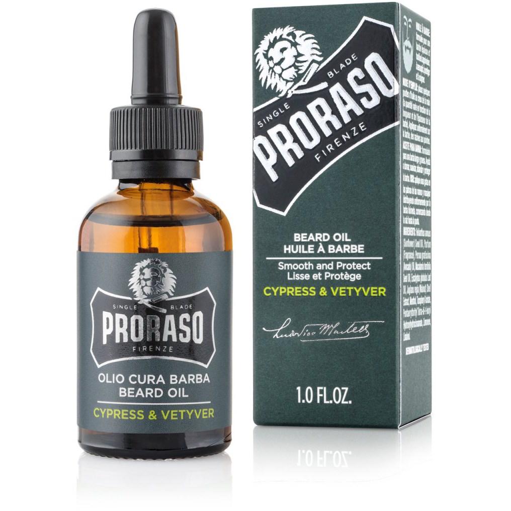 Läs mer om Proraso Cypress & vetyver Beard oil cypress & veryver 30 ml
