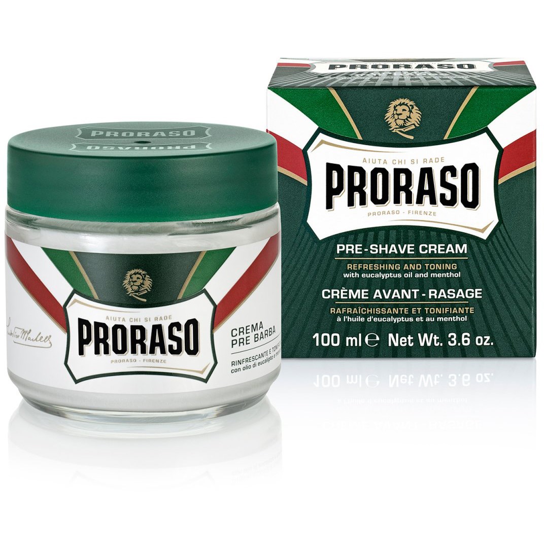 Läs mer om Proraso Eucalyptus Pre-shave cream 100 ml