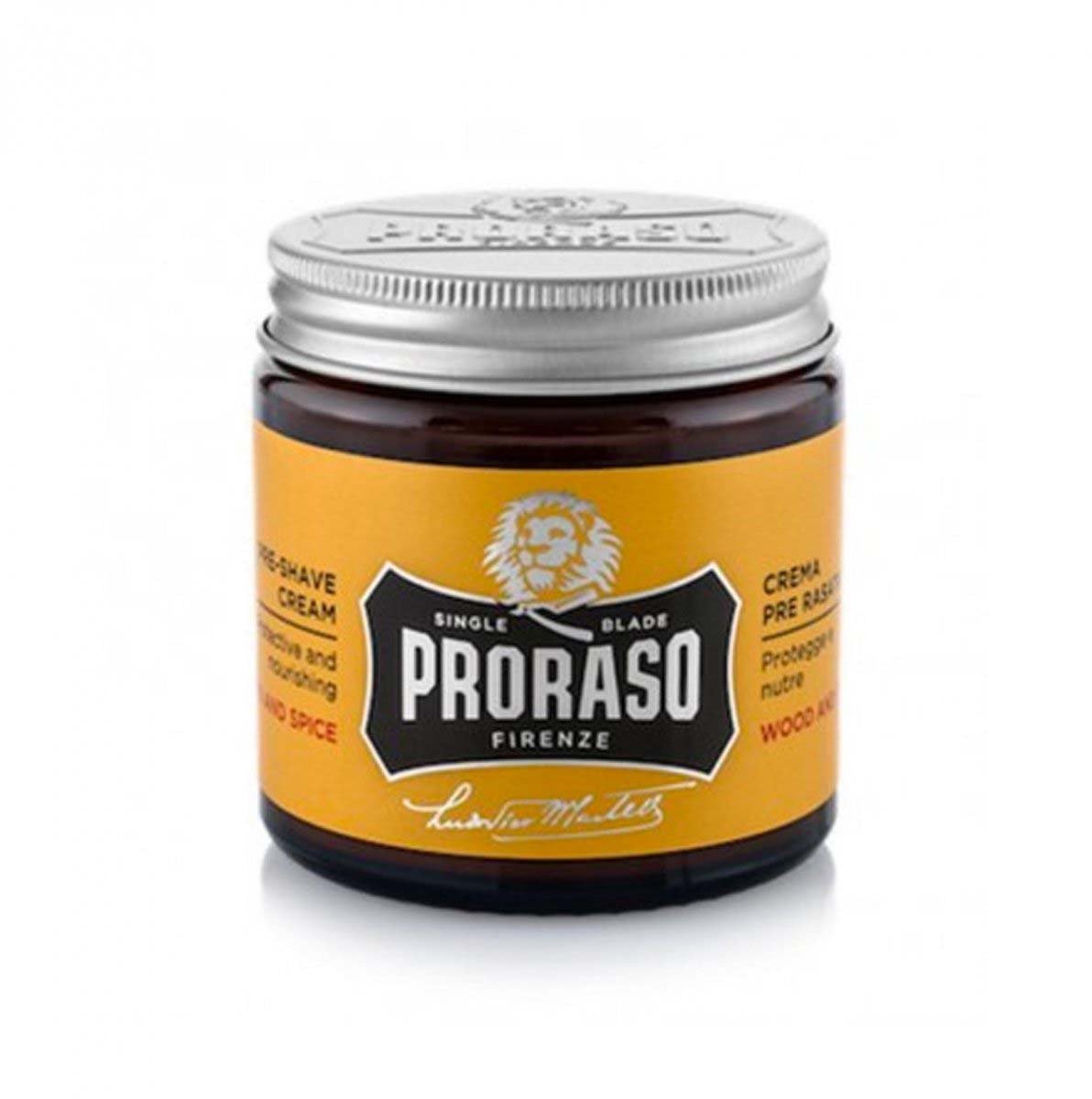 Proraso Single Blade Pre-Shave Cream Wood & Spice 100 Ml | Lyko.com