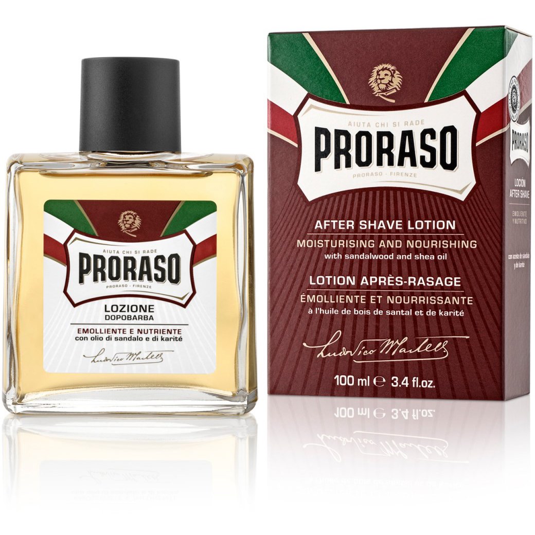 Läs mer om Proraso sandalwood after shave lotion 100 ml