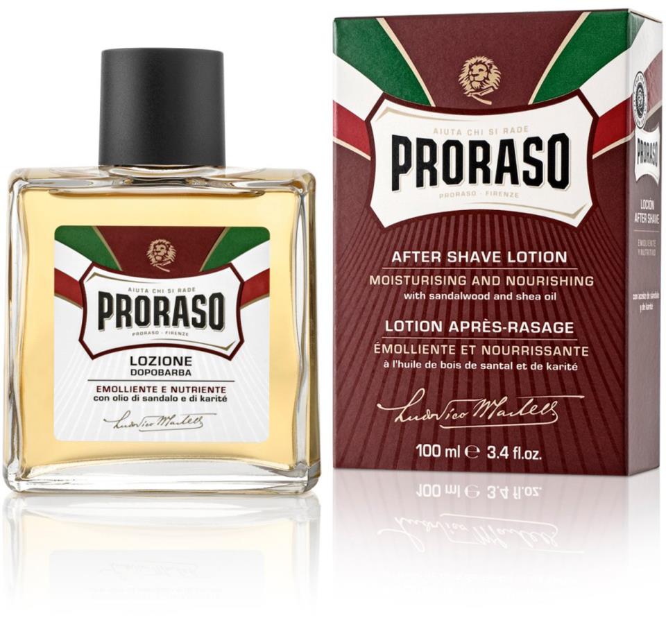Proraso sandalwood after shave lotion 100ml