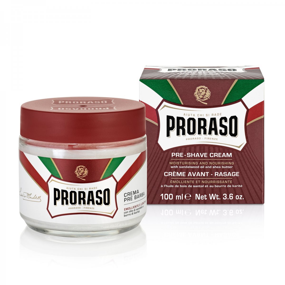 Läs mer om Proraso sandalwood Pre-shave cream 100 ml