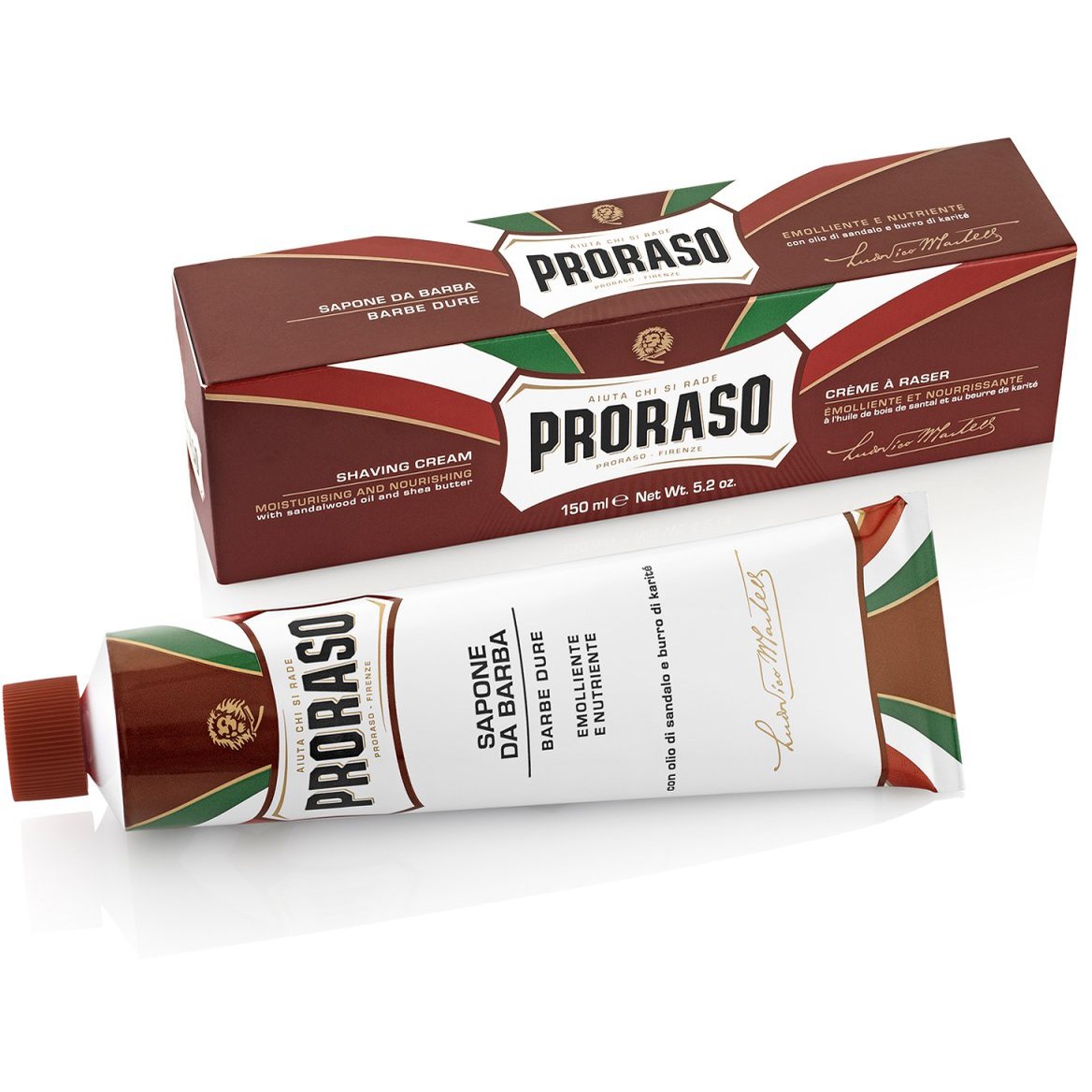 Läs mer om Proraso sandalwood shaving cream 150 ml