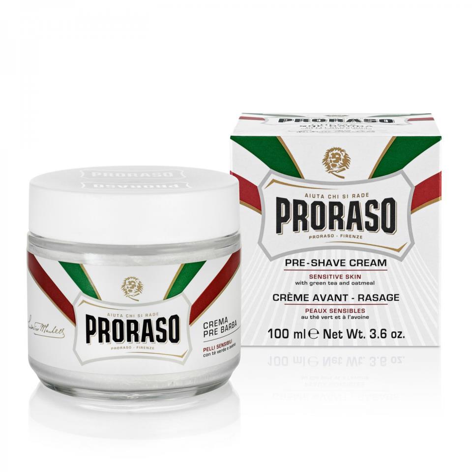 Proraso Sensitive Green Tea pre-shave cream 100ml