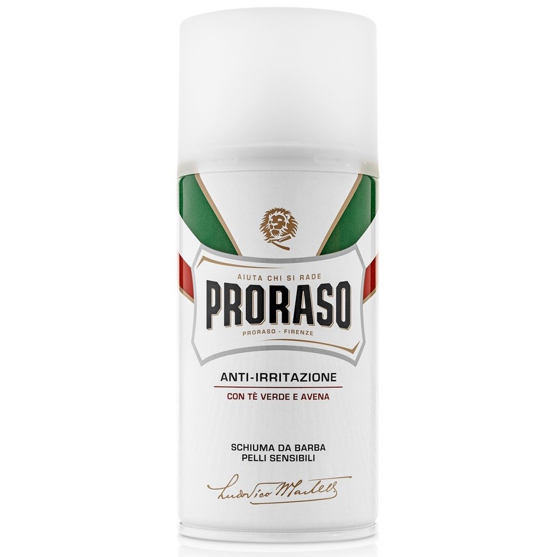 Läs mer om Proraso Sensitive Green Tea shaving foam 50 ml