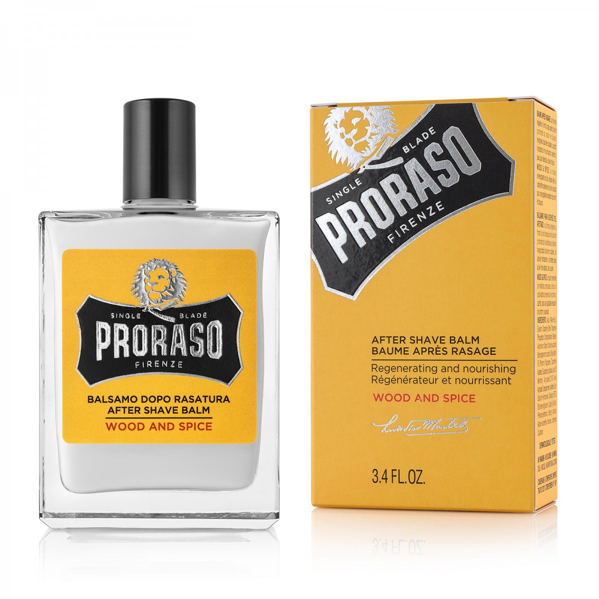 Läs mer om Proraso Wood & Spice After Shave Balm 100 ml
