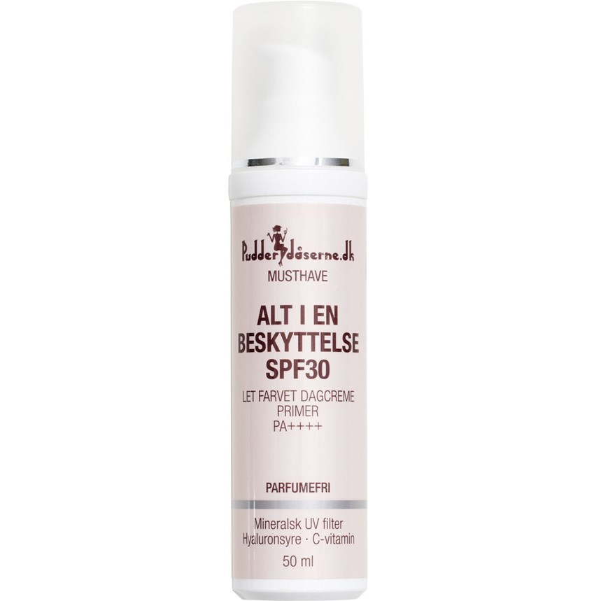 Pudderdåserne Alt i en Beskyttelse SPF 30 50 ml