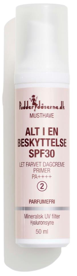 Pudderdåserne All In One Protection SPF 30 250ml