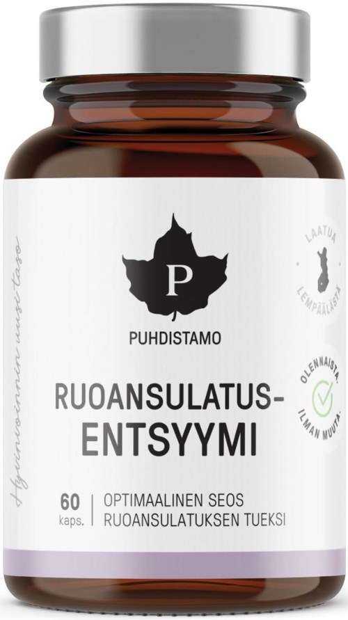 Puhdistamo Digestive Enzymes Capsules 60 kpl