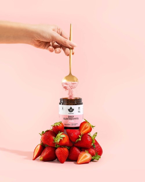 Puhdistamo Electrolyte & Creatine-powder Cherry-Raspberry 100 g