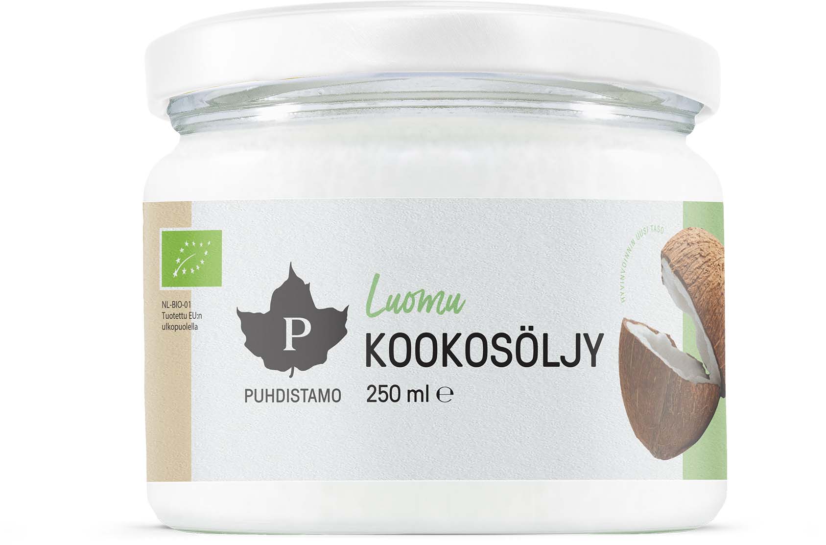 Puhdistamo Kookosöljy 250 ml 