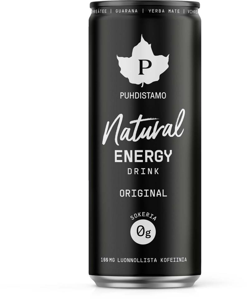 Puhdistamo Natural energy drink - Original 330 ml