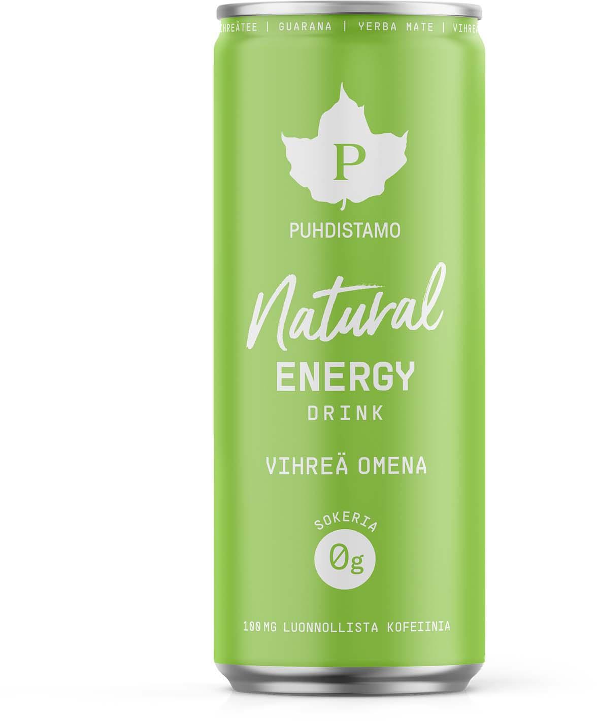 Puhdistamo Natural Energy Drink Vihre Omena Lyko puhdistamo-natural-energy-drink-vihre-omena-lyko