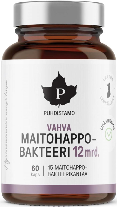 Puhdistamo Strong Lactic Acid Bacteria 12 billion 60 kpl