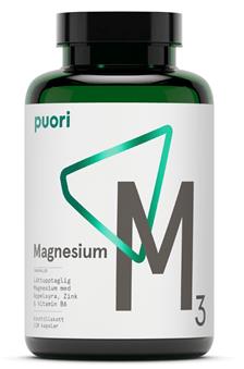 Puori M3 Magnesium Blend, 120 kapslar