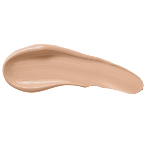 Ein Klecks beige oder hellbraune Make-up oder Creme auf weißem Hintergrund.
