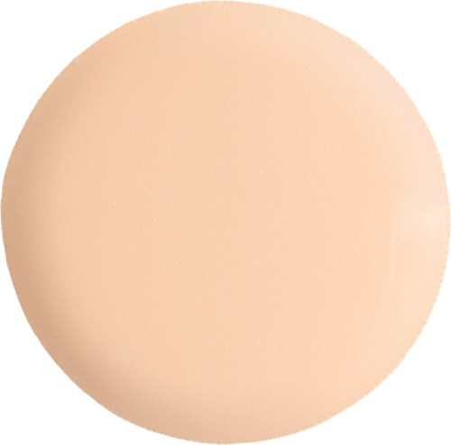 En enkel, beige, rund föremål med slät yta, som liknar ett ägg.