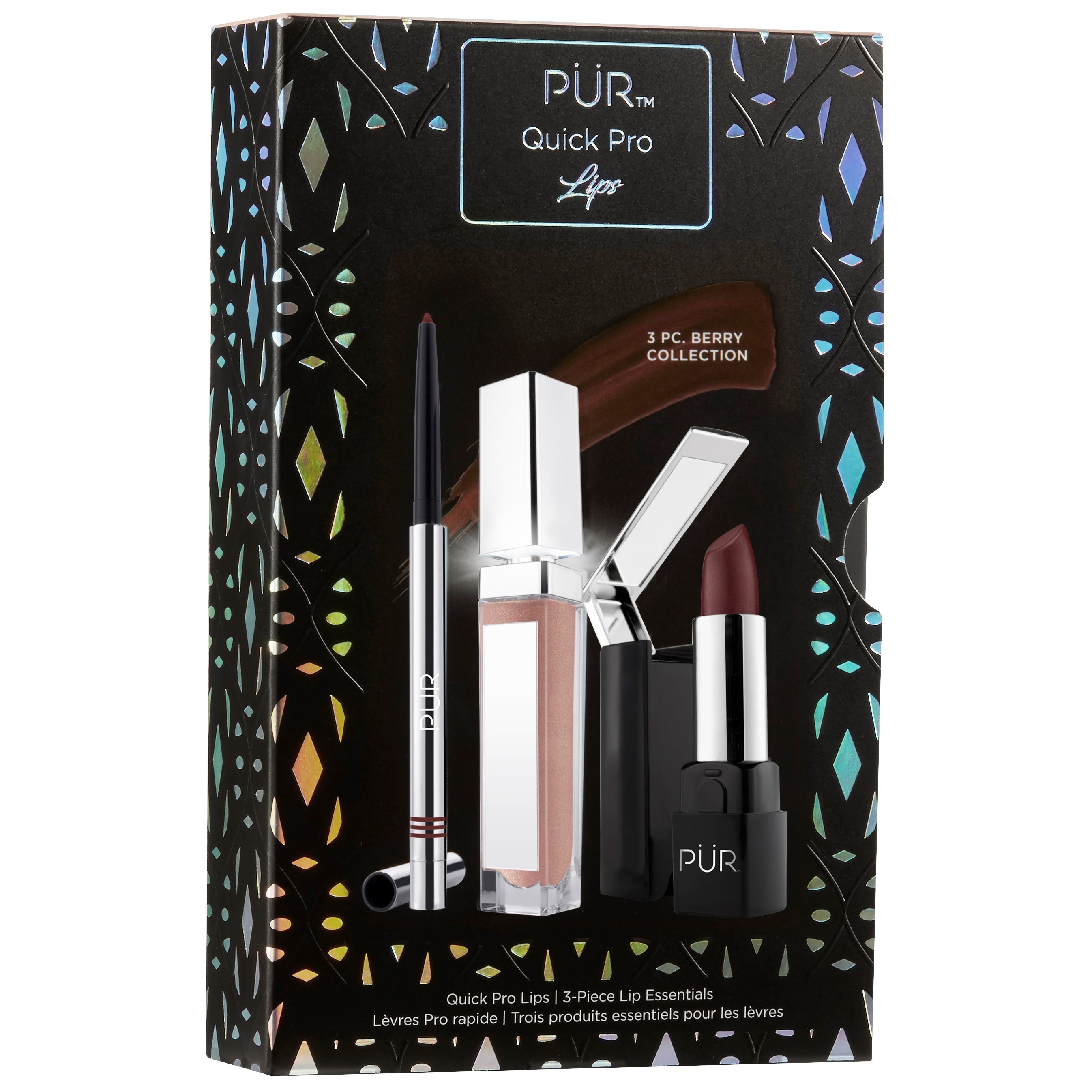 PÜR Cosmetics Quick Pro Lip Kit Berry