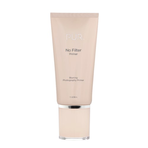 A beige tube of primer with a silver cap, labeled 'PUR No Filter Primer'.