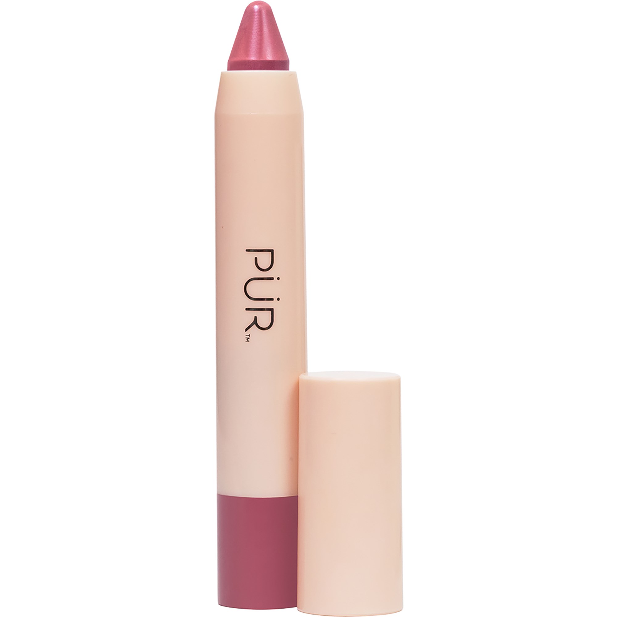 Läs mer om PÜR Cosmetics Silky Pout Creamy Lip Chubby Blushing Rosé