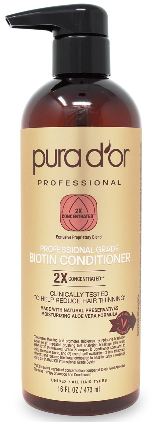 Pura D'or Pro Label Professional Grade Biotin Conditioner 473 ml