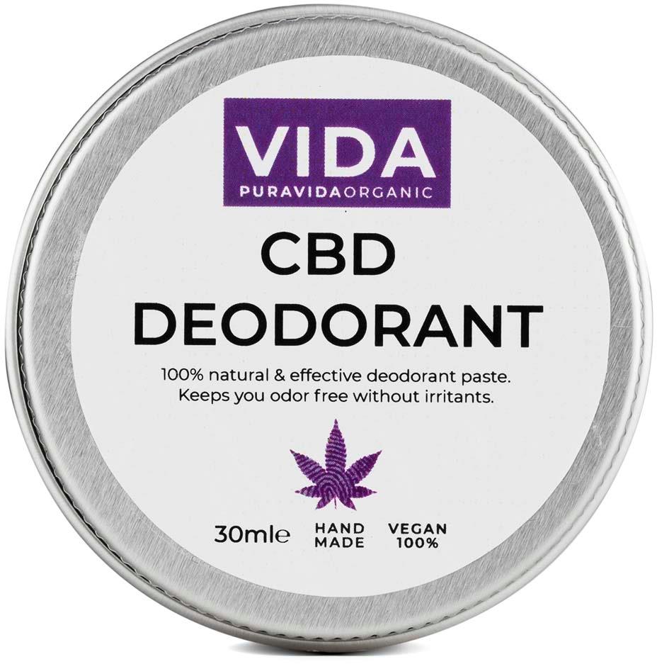 Pura Vida CBD Deodorant Cream Jar 30 ml