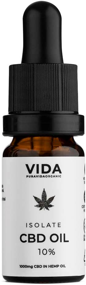 Pura Vida Isolate CBD Oil 10%, 10ml 10 ml