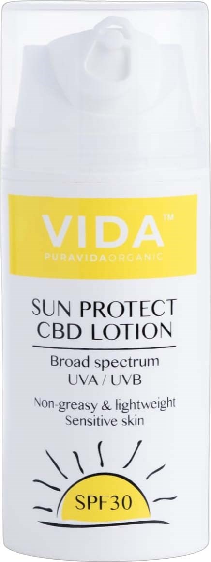 Pura Vida Sun Protect CBD Lotion Spf30 100 ml
