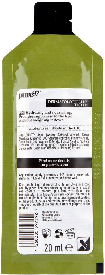 pure97 Jasmine & Coconut oil Hairmask Sachet