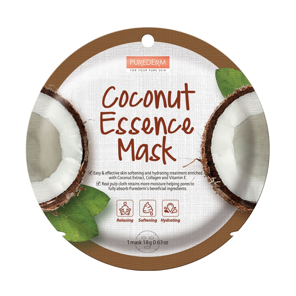 Purederm Coconut Essence Mask-C 18 g