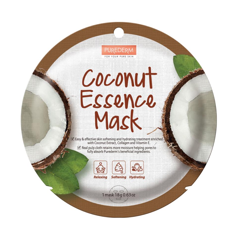 Purederm Coconut Essence Mask-C 18 g