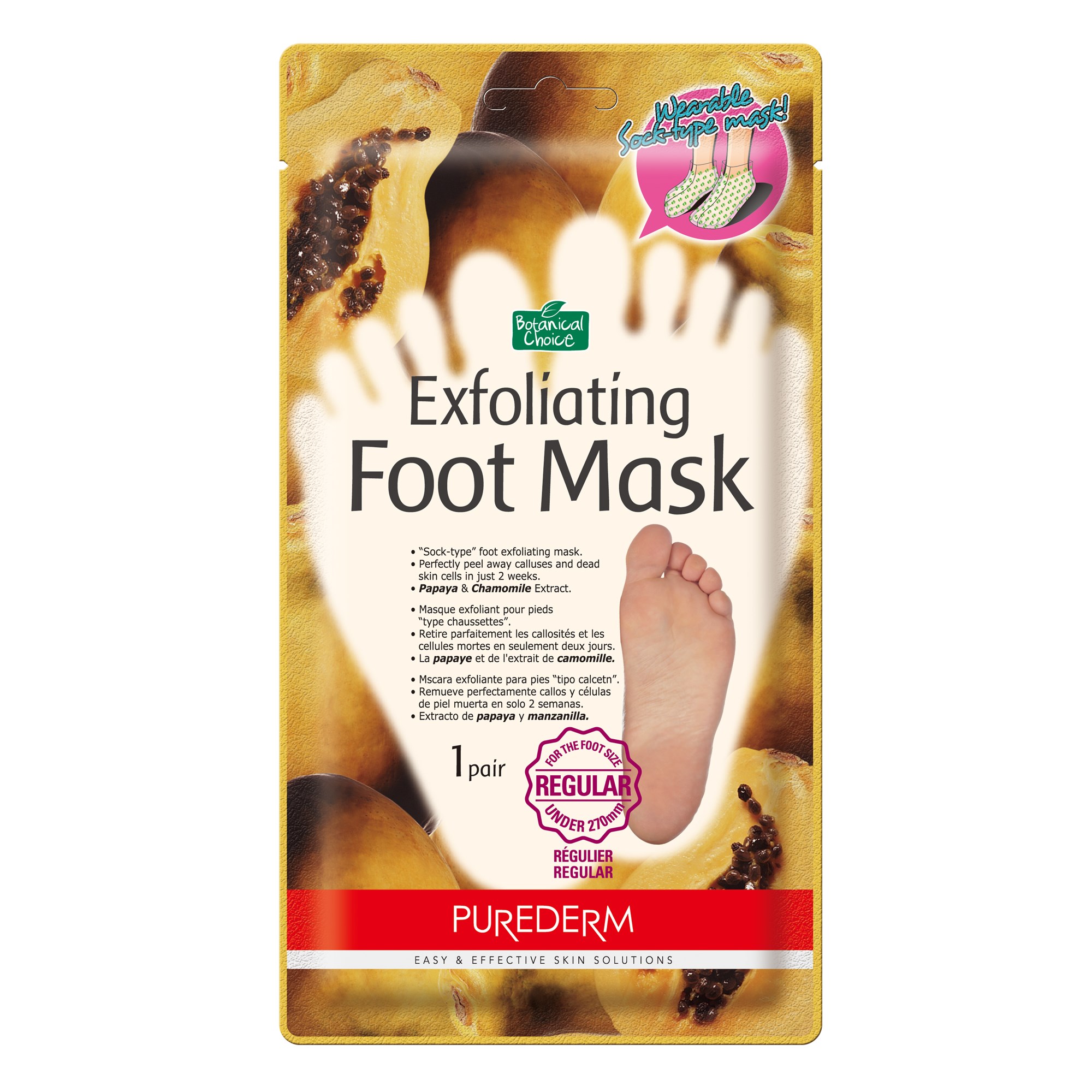 Läs mer om Purederm Exfoliating Foot Mask 40 ml