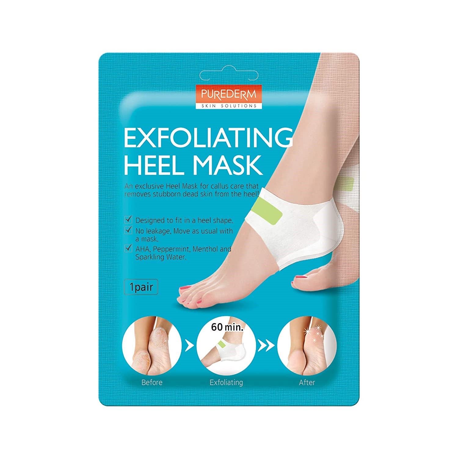 Läs mer om Purederm Exfoliating Heel Mask 18 g