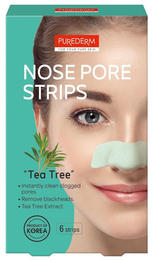 Purederm Nose Pore Strips "Tea Tree" 6 strips/pack 