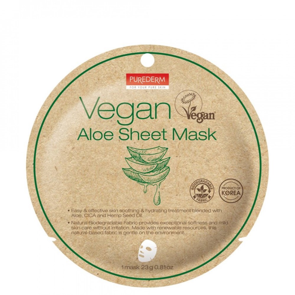 Purederm Purederm Vegan Aloe Sheet Mask