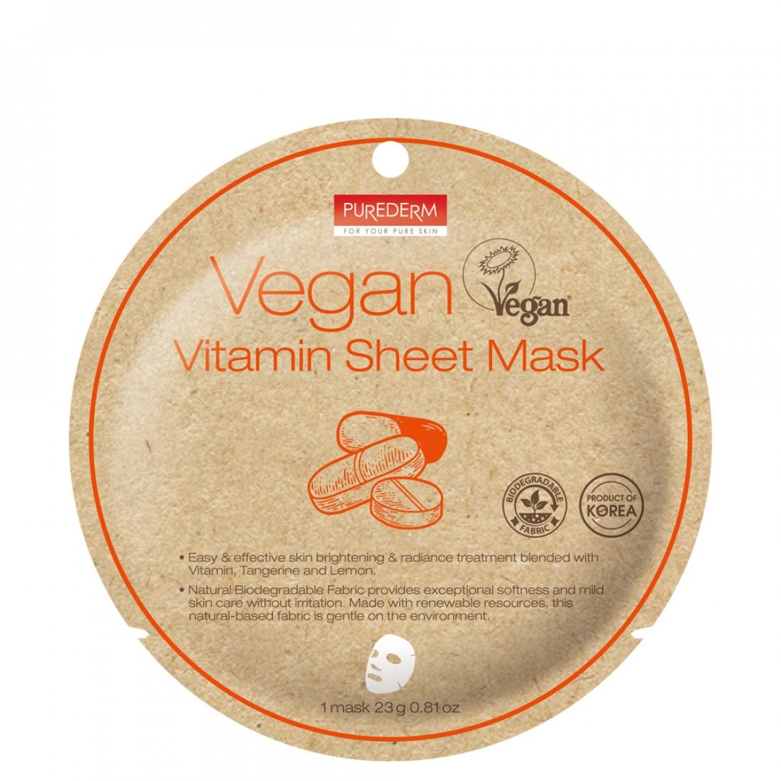 Läs mer om Purederm Vegan Vitamin Sheet Mask