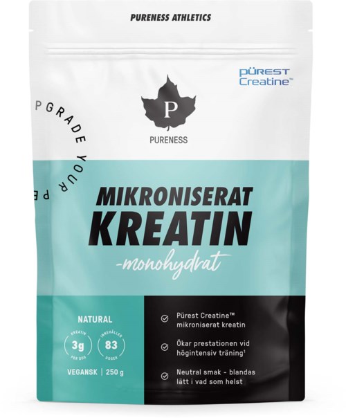 Pureness Pureness Athletics Mikroniserat Kreatinmonohydrat Pürest 250 st