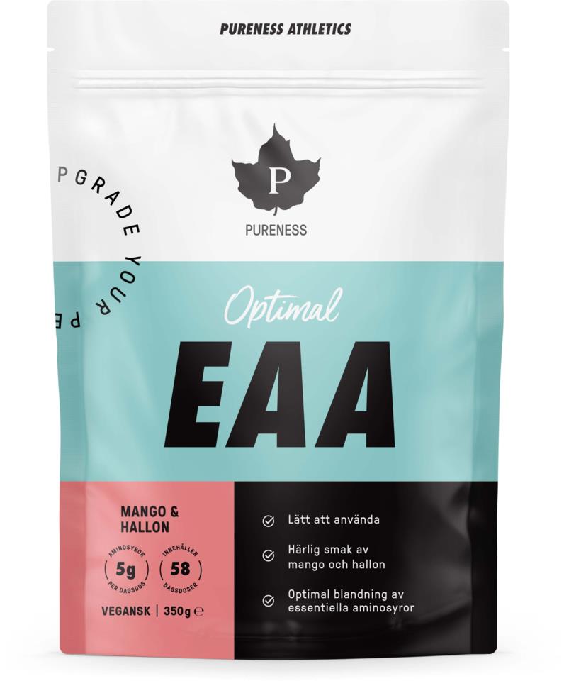 Pureness Athletics Optimal EAA-pulver | Mango & Hallon - 350 g