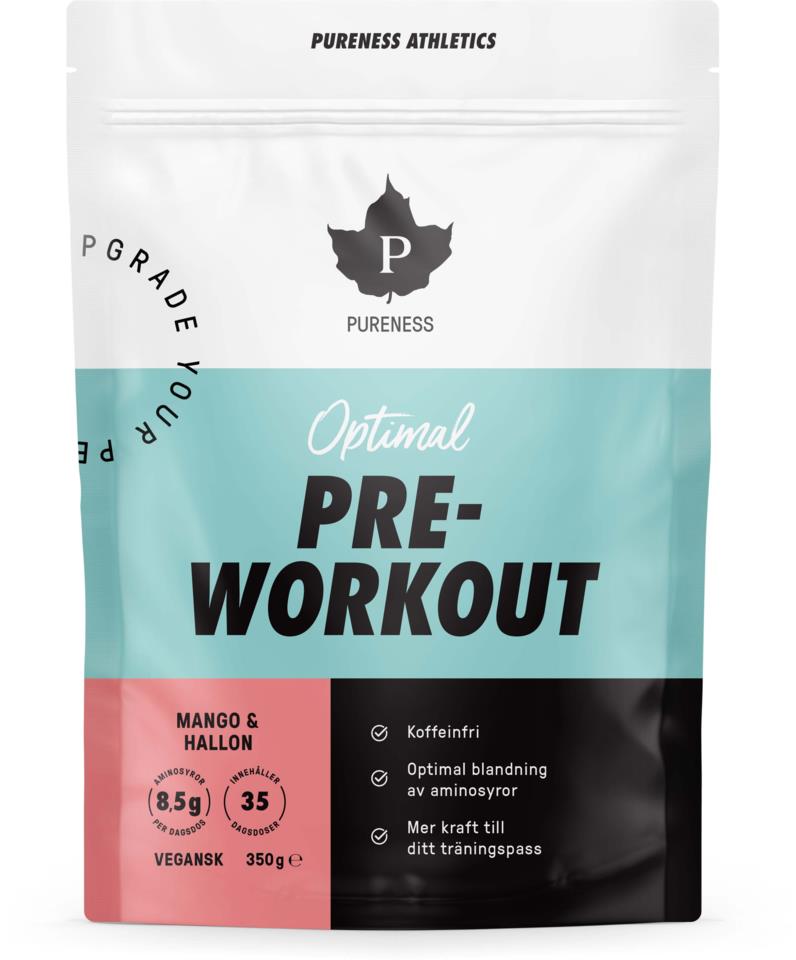 Pureness Athletics Optimal Pre-Workout Mango & Hallon - 350 g