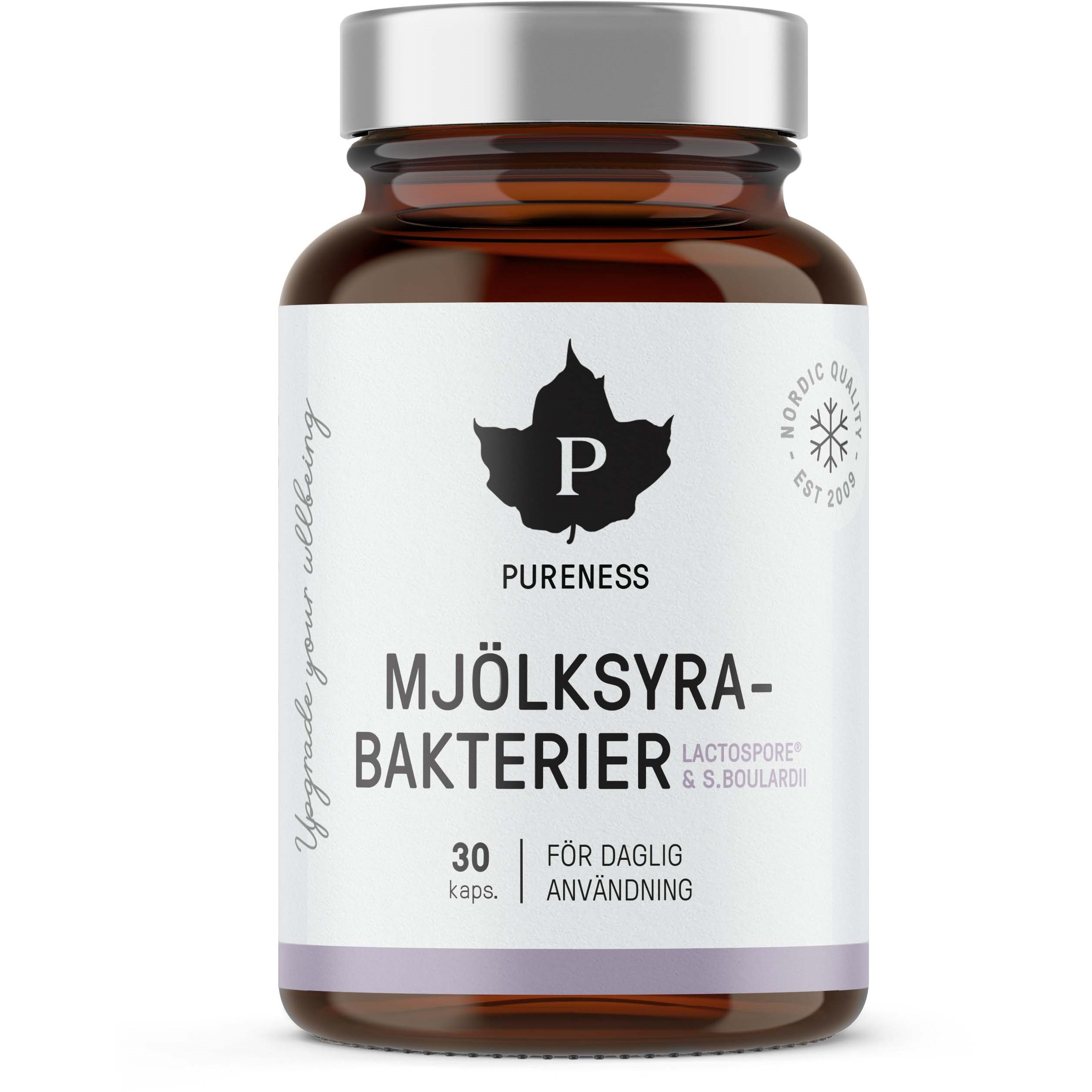 Pureness Mjölksyrabakterier Lactospore + Boulardiii ’ 30 st