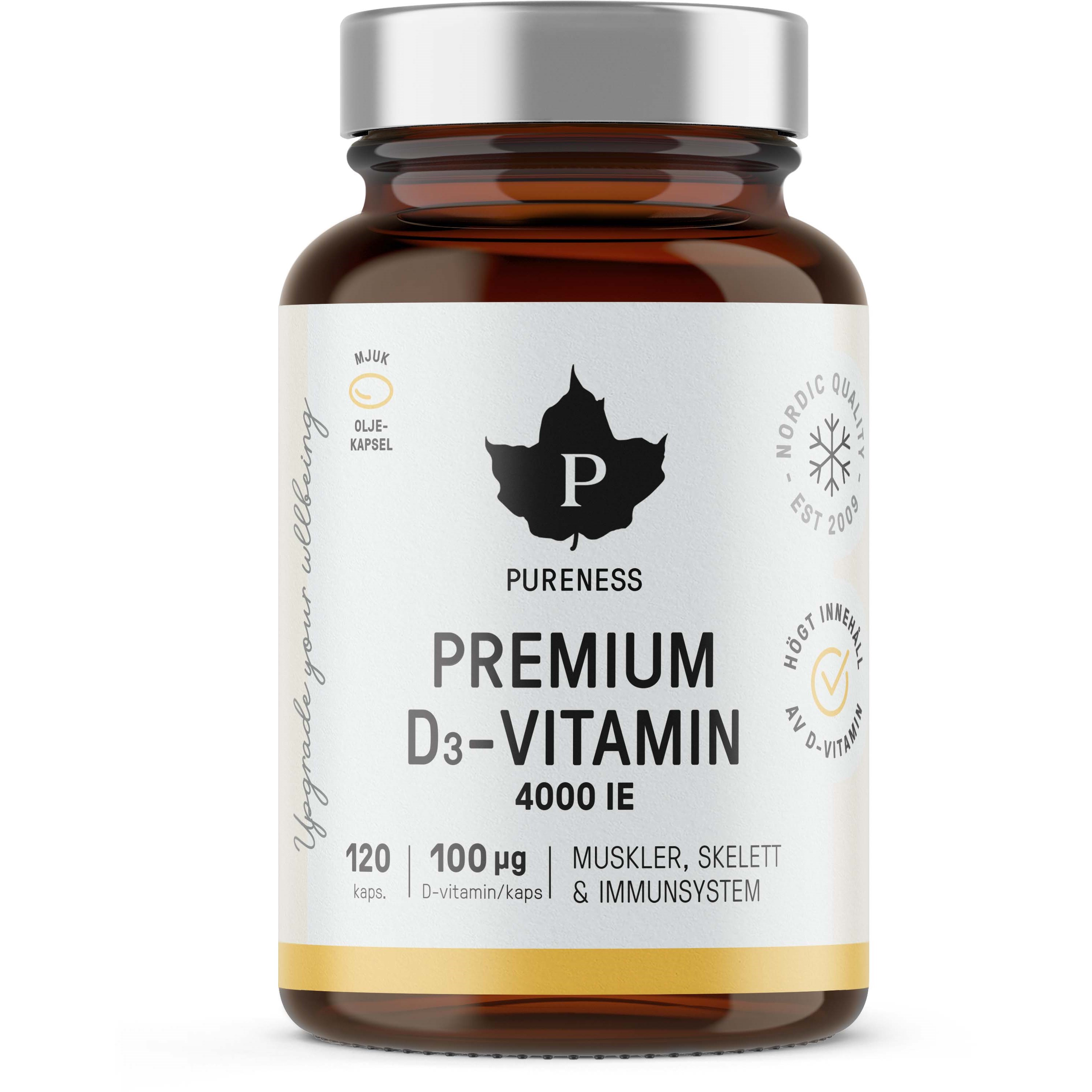 Pureness Premium D-Vitamin –  120 st