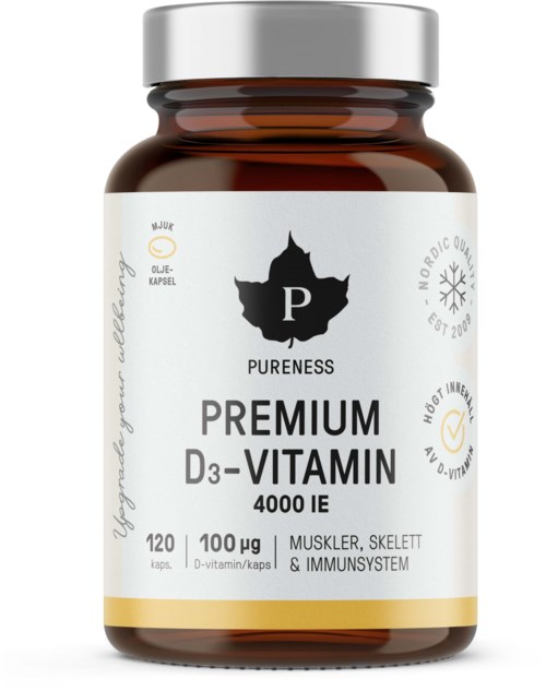 Pureness Premium D-Vitamin - 120 st