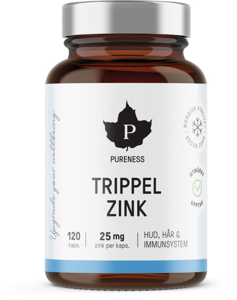 Pureness Trippel Zink - 120 kaps