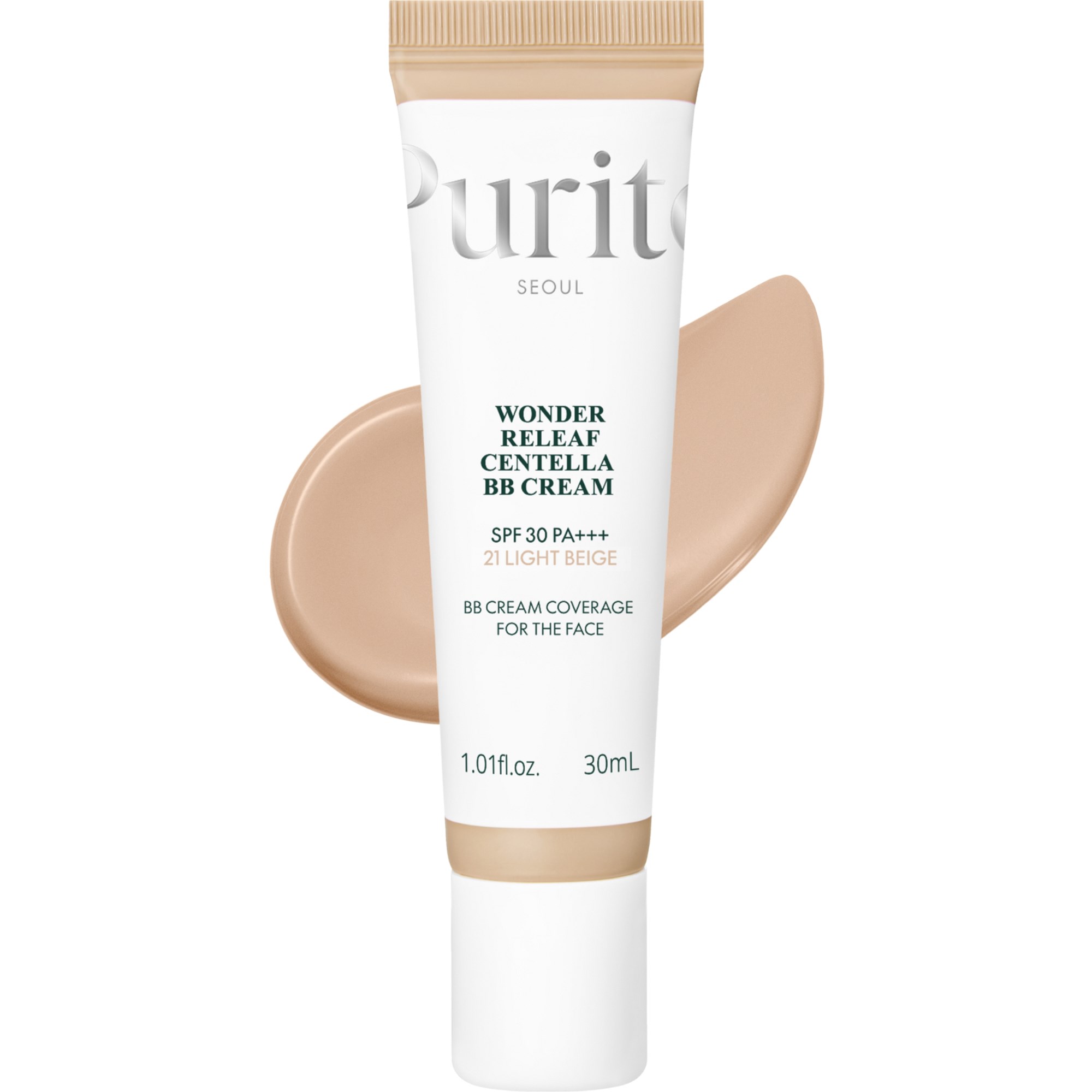 Purito Wonder Releaf Centella BB Cream 21 Light Beige billede